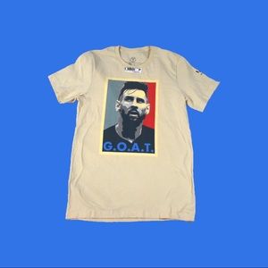 Messi Face of G.O.A.T. Short Sleeve T-Shirt⁣
